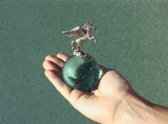 Pegasus on Glass Ball